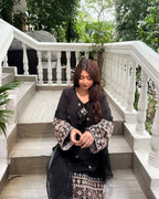 Roman Silk Cotton Kurt Plazzo Set Embroidery Work & Lace Work Border