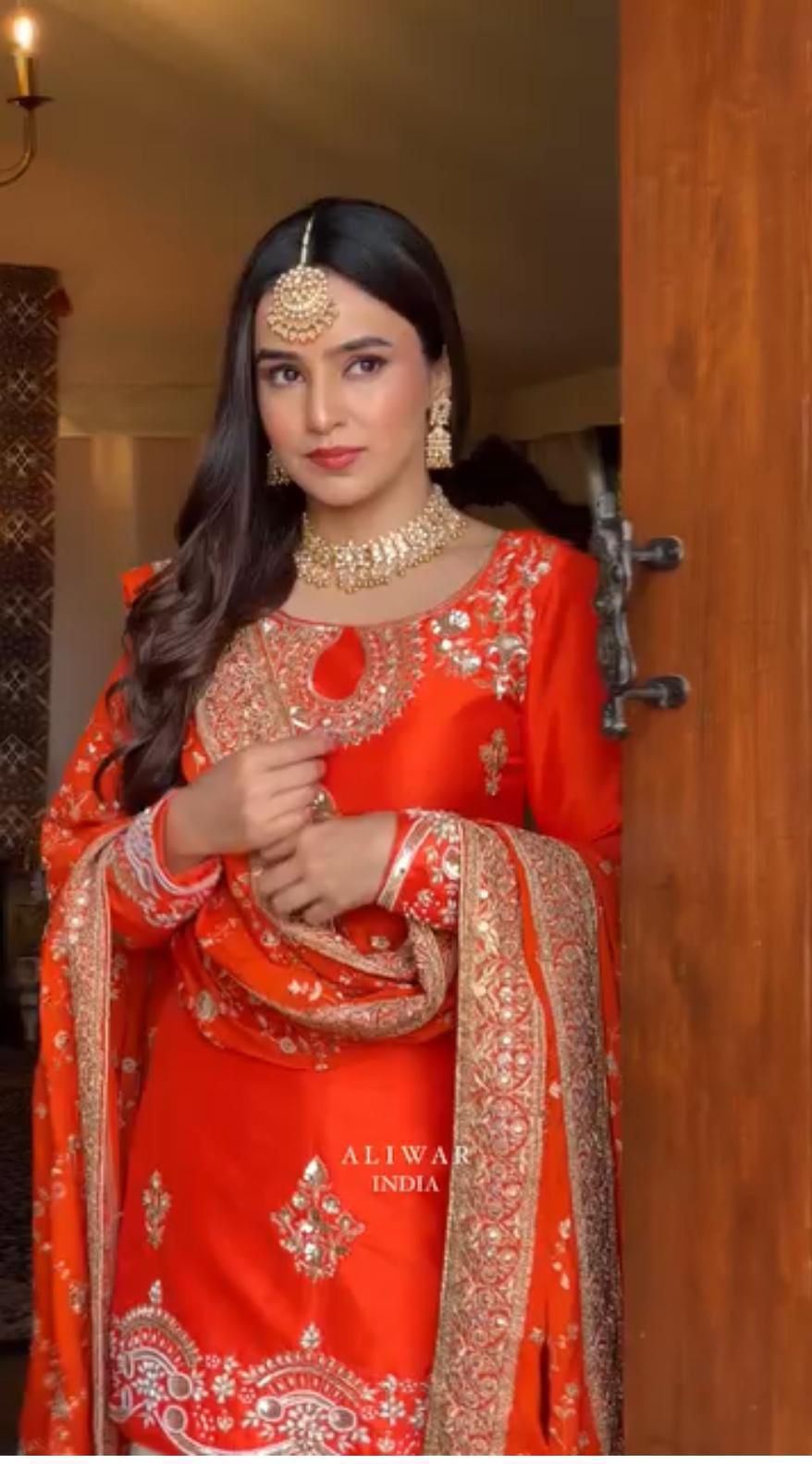 DESIGNER PARTY WEAR TOP AND PLAZZO. WITH FANCY DUPPATA WITH & EMBROIDERY WORK