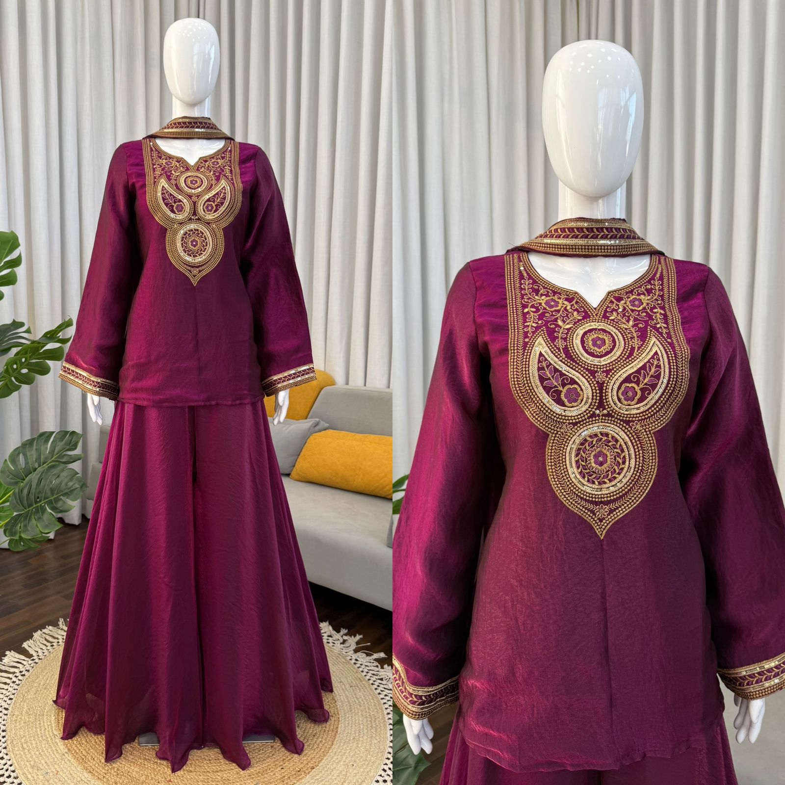 Designer Sharara Set – Elegant Ethnic Wear with Premium Fabric & Detailing