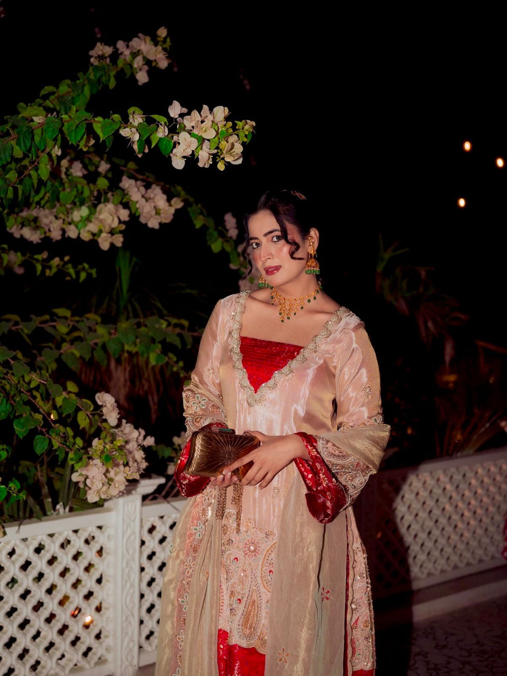 Kurti & Plazzo Set Sequins & Zari & Thread Embroidery Work