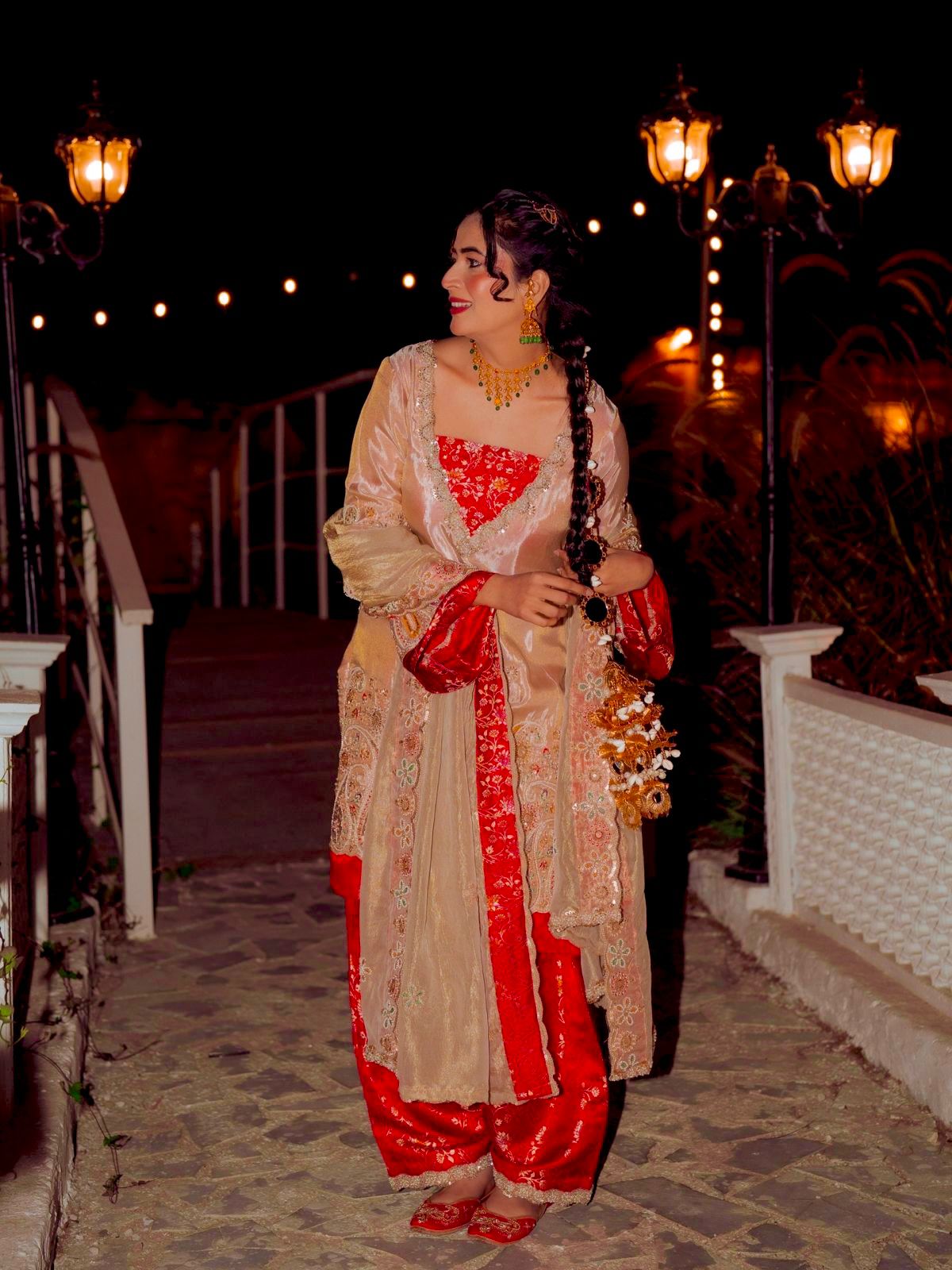 Kurti & Plazzo Set Sequins & Zari & Thread Embroidery Work