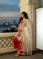 Kurti & Plazzo Set Sequins & Zari & Thread Embroidery Work