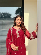 DESIGNER HEAVY FRANCH CRAP EMBROIDERED SEQUENCE WORK