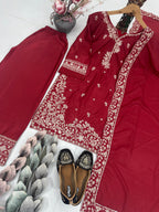 DESIGNER HEAVY FRANCH CRAP EMBROIDERED SEQUENCE WORK