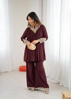 2-Piece Stylish Ensemble: Includes a well-fitted top and coordinated bottom