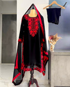 PREMIUM DESIGNER READYMADE TOP PLAZZO &amp; DUPATTA
