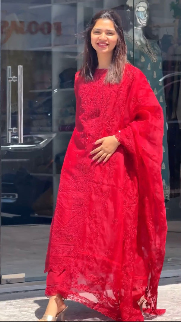 PREMIUM DESIGNER READYMADE TOP BOTTOM & DUPATTA