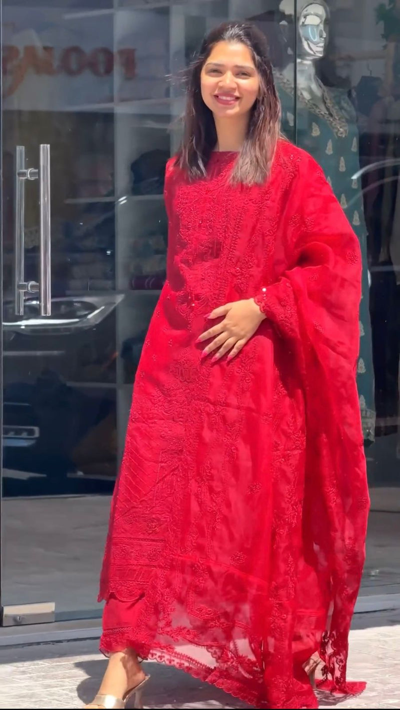 PREMIUM DESIGNER READYMADE TOP BOTTOM & DUPATTA