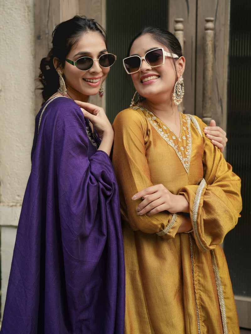 Kurta Plazo Pair Up For Wedding, Haldi or Evenings.